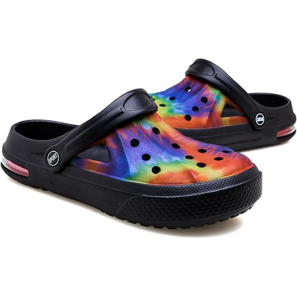 Kvinders Have Clogs Sko Casual Slippers Strand Sandaler Anti-Slip Pool Vandsko Hjemmesko Sommer Fodtøj colour Black 11inch 8.5 Women/7 Men