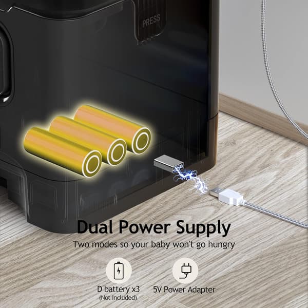 Automatiska kattmatare - Torrfoderdispenser med timer, torkmedelspåse, programmerbar portionskontroll 4 måltider per dag, 10s röstinspelare Black Transparent 4L