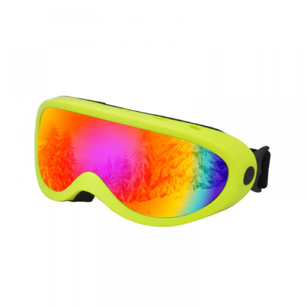 Skibriller, sand-, vind- og støvafvisende, velegnet til skiløb, bjergbestigning og udendørs vandreture - gult stel