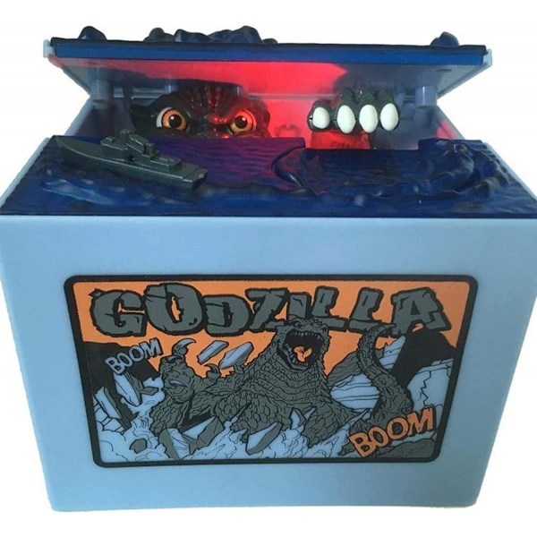 Elektronisk stjälande sparbössa, Noetoy Monster Dinosaur Bank Toy, Musikalisk rörlig stjälande sparbössa Anime-gåva för pojkar flickor barn