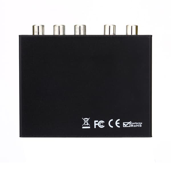 Komponent Video RGB YPBPR til HDMI + L R Konverter Adapter til TV