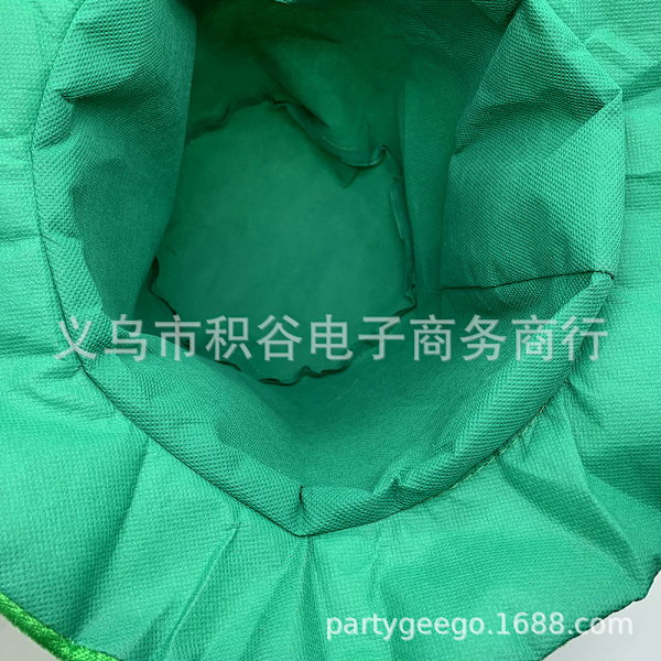 Dekorationer för St. Patrick's Day Irländsk hatt Grön Shamrock Hög hatt St. Patrick's Day Karneval Hög hatt Shamrock hatt Dekoration