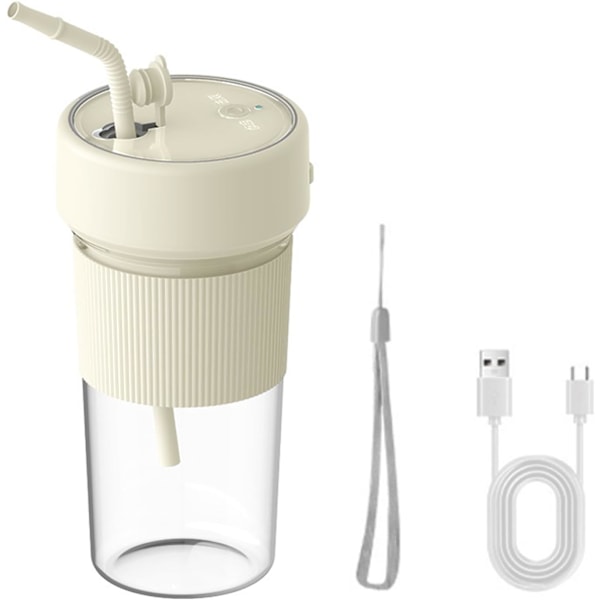Bärbar Mixer, Liten Fruktjuicer Med Sugrör, Matblandare, Bärbar Mixer För Kök, Resor, Hem