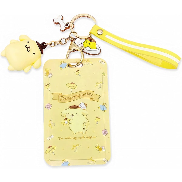 Nyckelring Kort ID-hållare Anime Nyckelring Kuromi Cinnamoroll PomPomPurin--My Melody