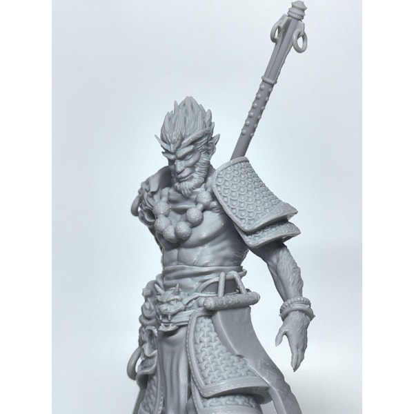Spil Black Myth Wukong Monkey King Håndlavet Ornament Legetøj Grey