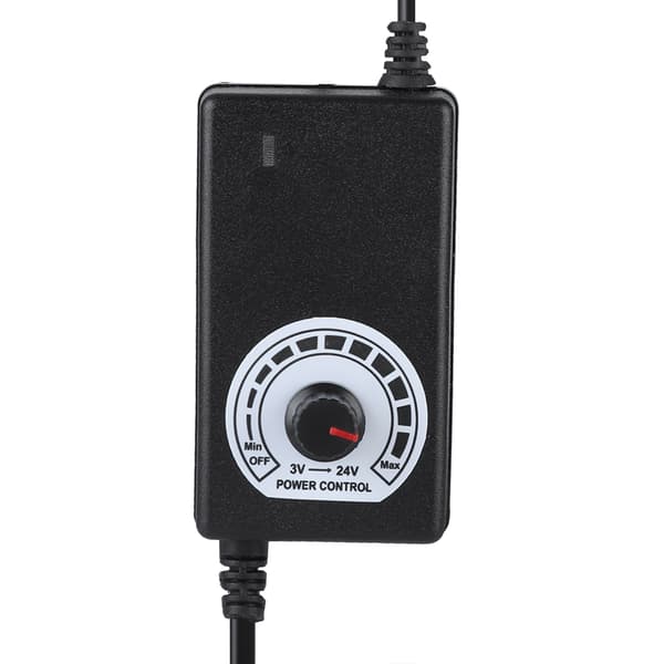 24W 3-24V Strømforsyningsladeradapter med LED-display Spenningsregulering-DC5.5*2.5mm