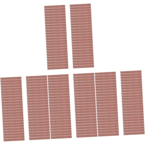 WJ 216 stycken Säkerhetsstickor Papper Strike Party Match Striker Sticker Tändstickshållare med runda Striker Lakan Deco Stickers Stickers as shown 2x4pcs 8.8X0.8X0.1CMx4pcs