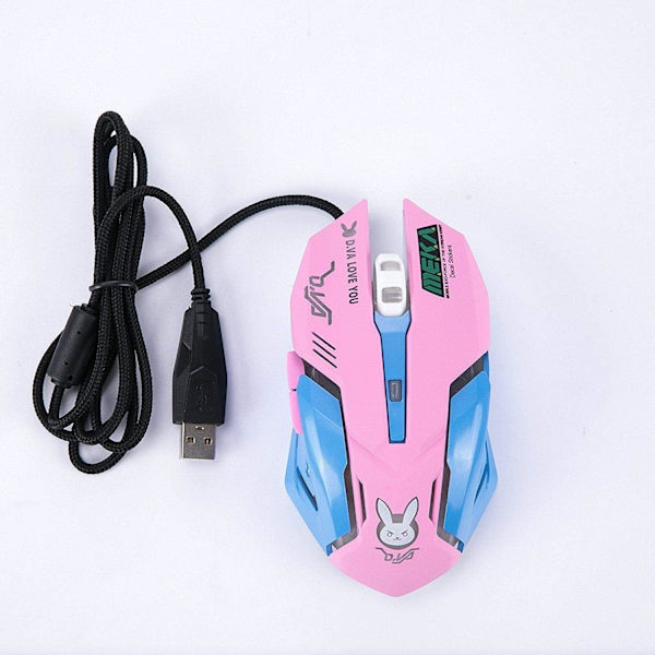 Hiiren hengittävä LED-taustavalaistu pelikäyttöön tarkoitettu hiiri Genji Reaper Langallinen USB-tietokonehiiret PC:lle ja Macille E-urheilun pelaajille