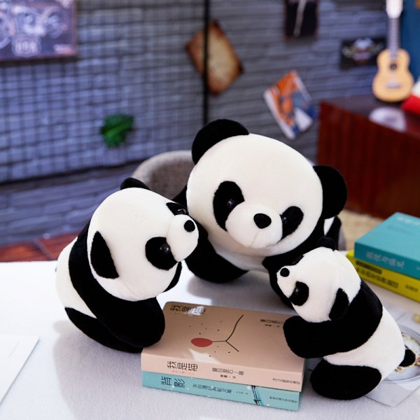 Sew Butiful 7,8 tum söt pandaplysch, mjuk pandaplyschkudde, gosedjursplyschleksak, Kawaii pandaplyschleksaker rumsdekor
