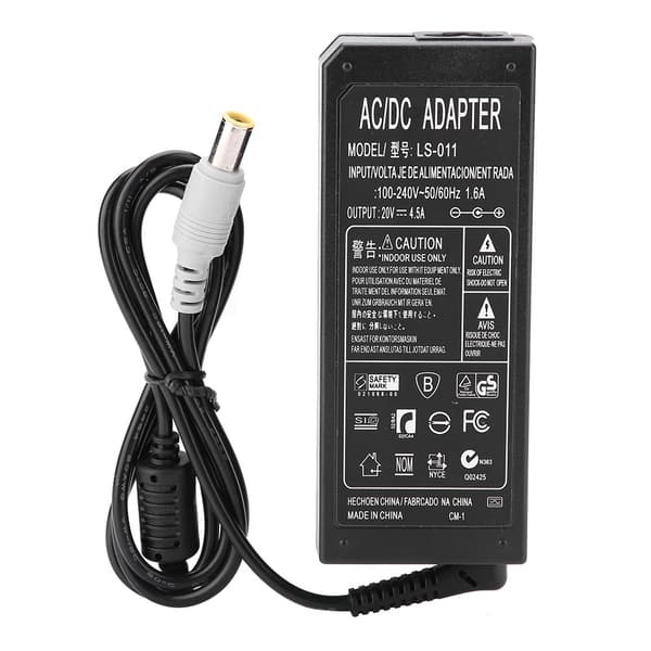 90W AC PC Strømforsyningsadapter 20V 4.5A til Lenovo Bærbar