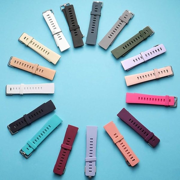 Smartwatch-armbandet är kompatibelt med Fitbit Versa Smartwatch, Versa 2 och Versa Lite se-klockor för kvinnor och män（ Periwinkle-S）