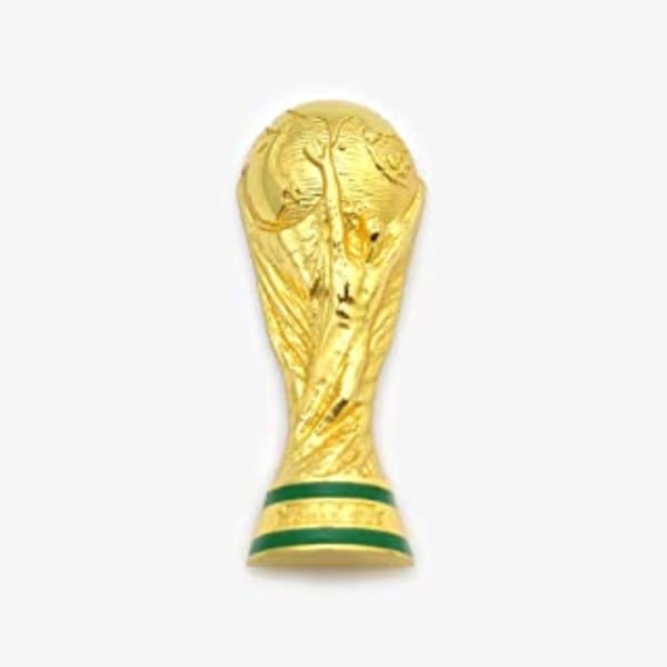 2022 World Soccer Trophy Replica Football Award Soccer Fans Souvenirs （8 Inch Tall-matte）