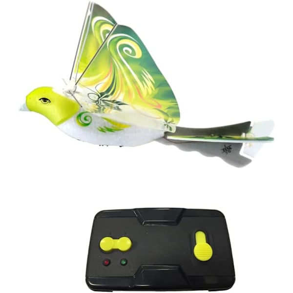 eBird Orange Phoenix - Flygande RC-Fågel Drone Leksak för Barn. Inomhus/Utomhus Fjärrstyrd Bionisk Flappande Vingar Fågel Helikopter. USB Laddning. Orange