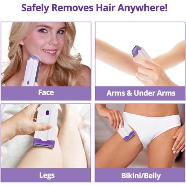 Epilator för kvinnor, hårborttagningsapparat, elektrisk epilator, elektrisk hårborttagningsmaskin ABS-material flytande nätklippare skadar inte huden