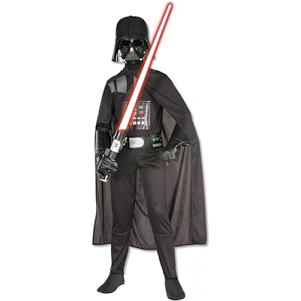 Børns Star Wars Clone Soldier Sort Kriger Kostume Maske Kostume（120-130CM）