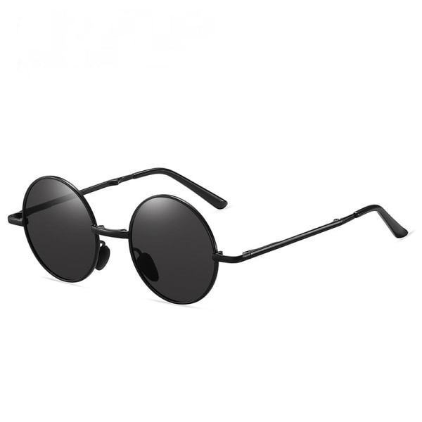 Vikbara runda solglasögon för kvinnor män UV-skydd Vikbara solglasögon polariserade