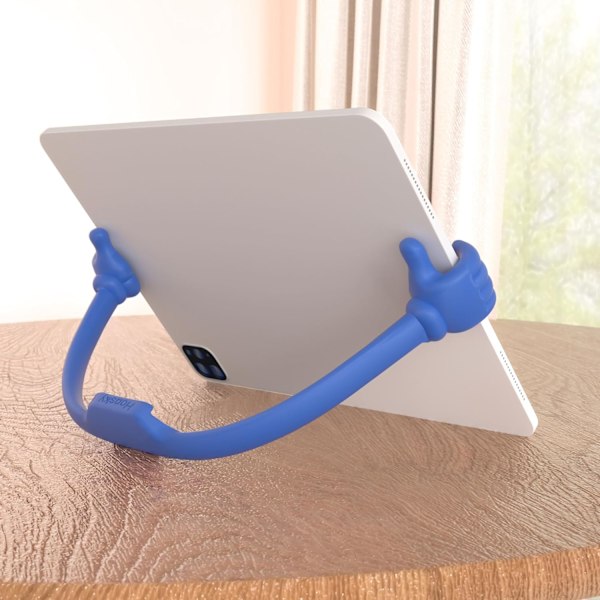 Thumbs Up 2-pakks nettbrettstativ, nettbrettstativholder for skrivebord, nettbrettstativ kompatibel med iPad-serien, Samsung Galaxy-faner Blue/Green Plus