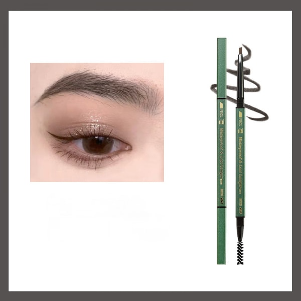 Ultimate Eyebrow Retractable Definer Lyijykynä, kaksipuolinen kulmien sivellin, hieno kärki, muotoilee, määrittelee, täyttää kulmakarvojen meikin