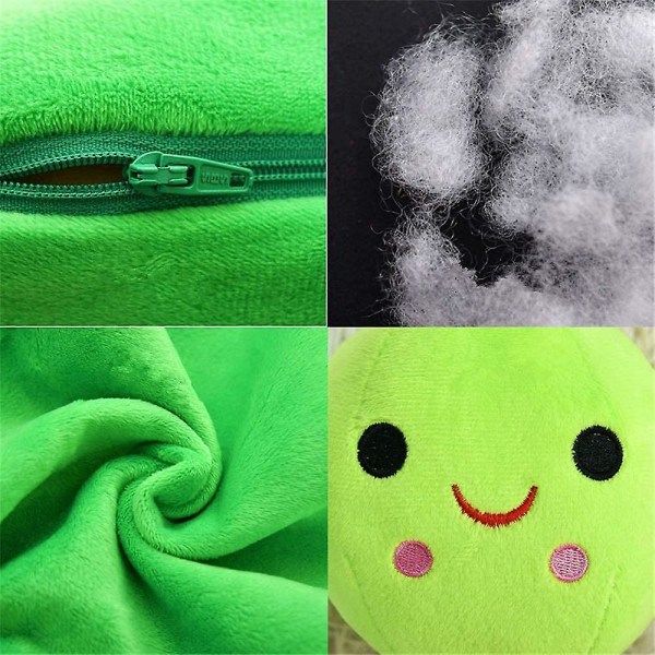 Pod Plush Toy Pea Pod Pillow Giant Pea Cute Pea Stuffed Plant Doll