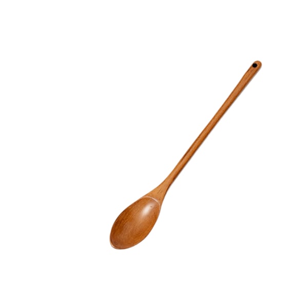 Kraftig stor træske, langskaftet kogegrydeske med en øse. Non-stick stor ske til omrøring, blanding af krebsegilde, vægdekoration. Super stærk