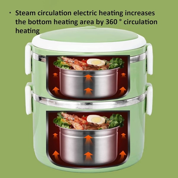 Värmande lunchlådor för vuxna, Plug In Lunch Box, Värm upp lunchlådan självuppvärmd. Värmande lunchlådor för vuxna, Plug In Lunch Box