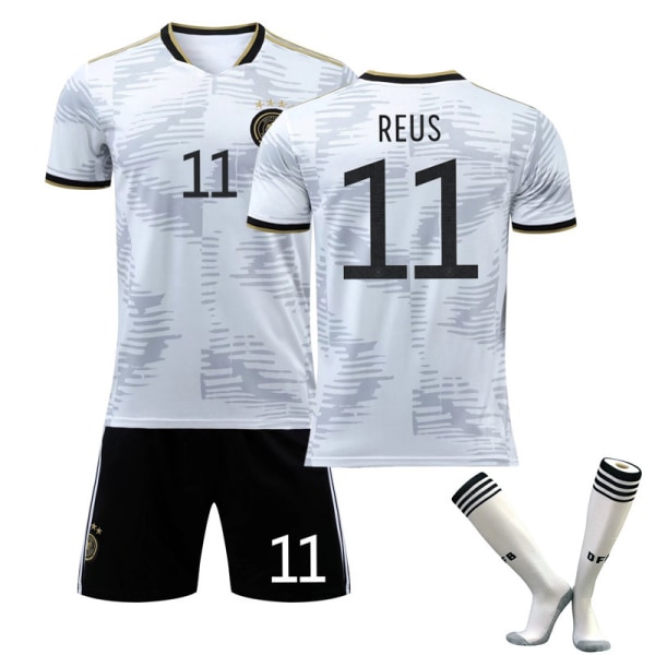 2022 MM-kotikisat lasten aikuisten jalkapallopaita Trainin Jersey Suit No.11  REUS XL
