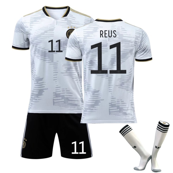 2022 MM-kotikisat lasten aikuisten jalkapallopaita Trainin Jersey Suit No.11  REUS XS