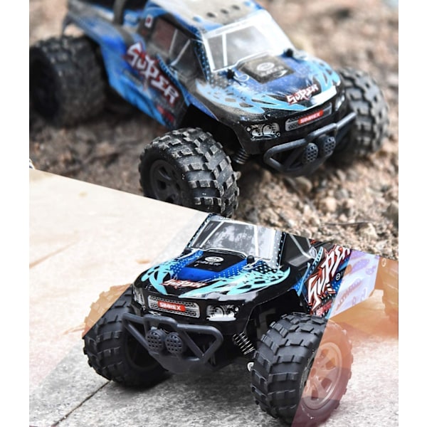 1/18 mittakaavan radio-ohjattava auto C4wd, maastoauto, suuri nopeus 20 km/h, maastoauto pojille ja tytöille, radio-ohjattava leluauto lahja 5-12-vuotiaille