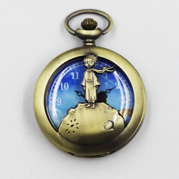 (1 pakke) Hul lommeur Quartz ur halskæde Flap lommeur (stjernehimmel)