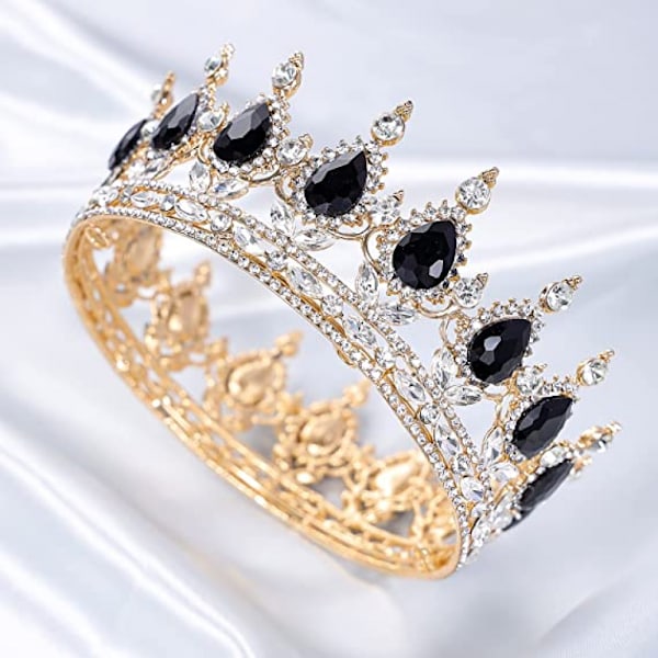 Prinsesskronor och tiaror för små flickor - Kristallprinsesskrona, födelsedag, bal, maskeradfest, drottningkronor med strass