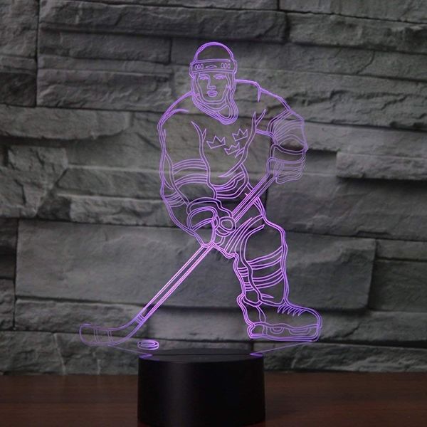 Abstrakt 3D Chihuahua Hund Optisk Illusjon Nattelys 7 Fargeendring Berøringsschalter USB-drevet LED Akryl Skrivebordslampe til Jul Thanksgiving