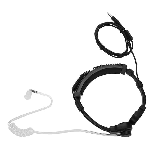 Justerbar halsmikrofon Dold akustisk rör Dold luftrör headset