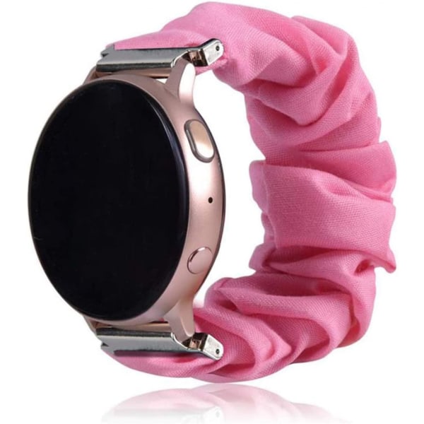 Scrunchie -rannekkeen vaihto Galaxy Watch 42mm/Gear S2 Classic/Gear Sport -älykelloille, jotka ovat yhteensopiva Samsung Galaxy Watch Active/Active kanssa