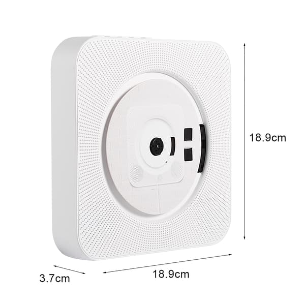 Bærbar veggmontert Bluetooth stereo fjernkontroll CD MP3-spiller
