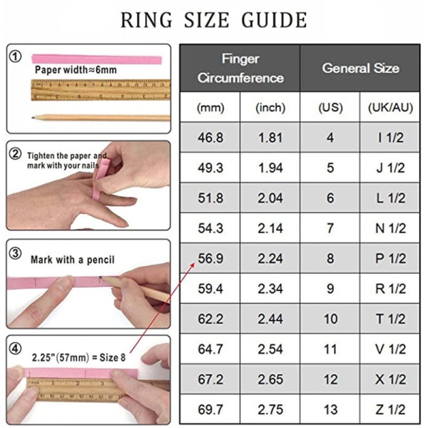 2 stk Angst Ring for Kvinner Menn Fidget Ring DIY Rustfritt Stål Utskiftbar Roterende Måne Stjerne Bånd Spinner-Ring -10