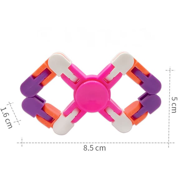 Fidget Spinners, Transformerbart Kæde Legetøj DIY Deformation Deformeret Spiral Twister Fingerspids Dekompression Fingerspids Legetøj