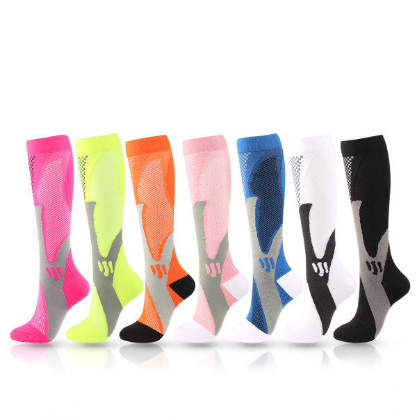 Sports Compression Socks for Men and Women (7 Pairs Large-X-Large) Compression Socks Best Support for Outdoor Sports Running and Cycling