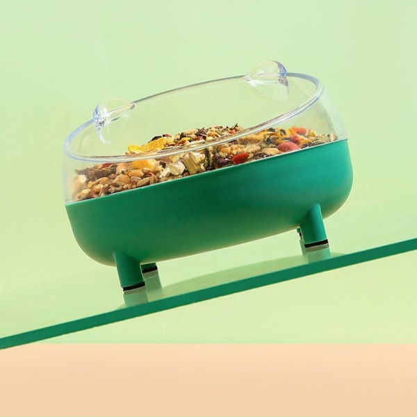 Hamstermatskål Matare Liten Djur Vattenfat och Matningsskål Förhindra Tippning Flyttning för Hamster Gerbil Råtta Dvärghamster