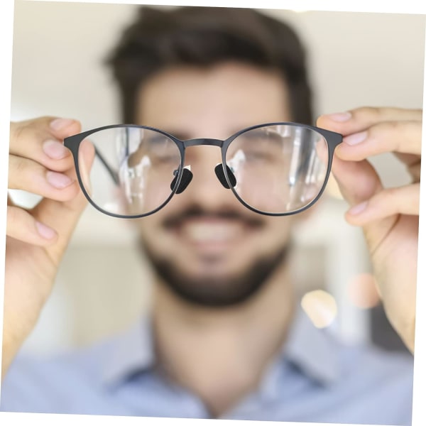 WJ 300 par glasögon näskuddar Glashållare glasögon näskuddar näskuddar Ersättande näskuddar Skål Blackx5pcs 0.9x0.6x0.1cmx5pcs