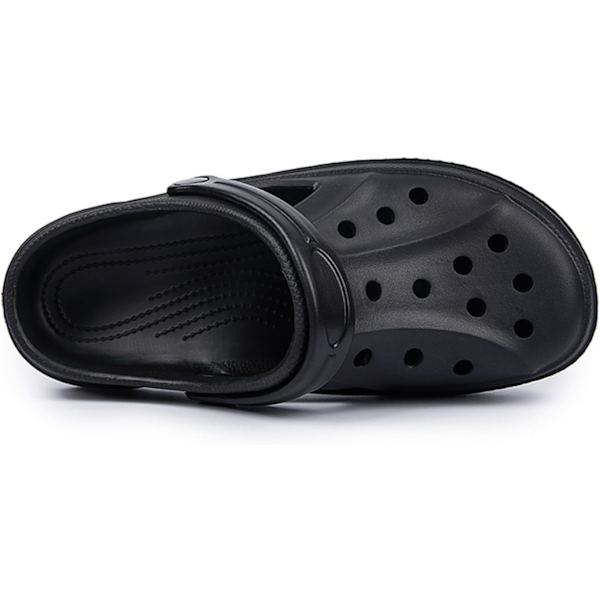 Kvinders Have Clogs Sko Casual Slippers Strand Sandaler Anti-Slip Pool Vandsko Hjemmesko Sommer Fodtøj Black 10inch 8.5 Women/7 Men