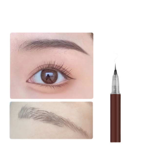 Ögonbrynspenna Liquid Brow Pencil - Eyebrow Pencil Draw Hair Like Stroke Brows, Natural Eye Brow Makeup
