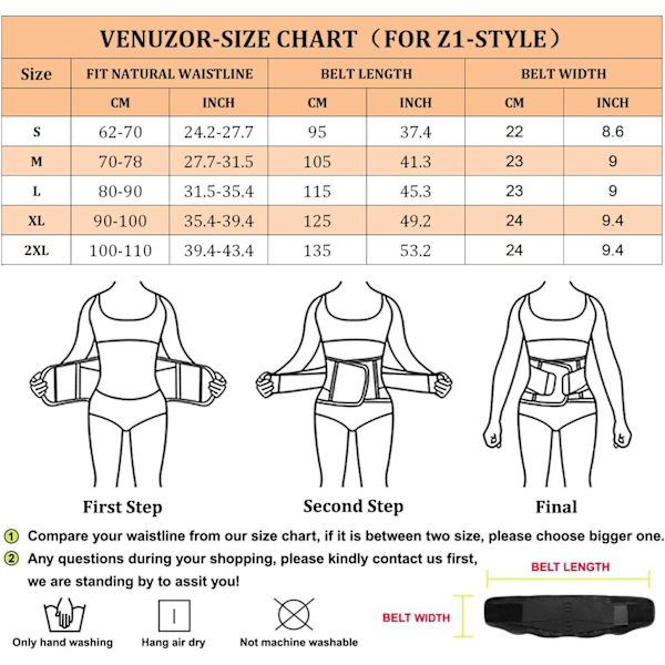 Midjetrenerbelte for kvinner - Midjetrener Trimmer - Slankende Body Shaper-belte - Sport Girdlesbelte (UP Graded) Z1-blue XXL