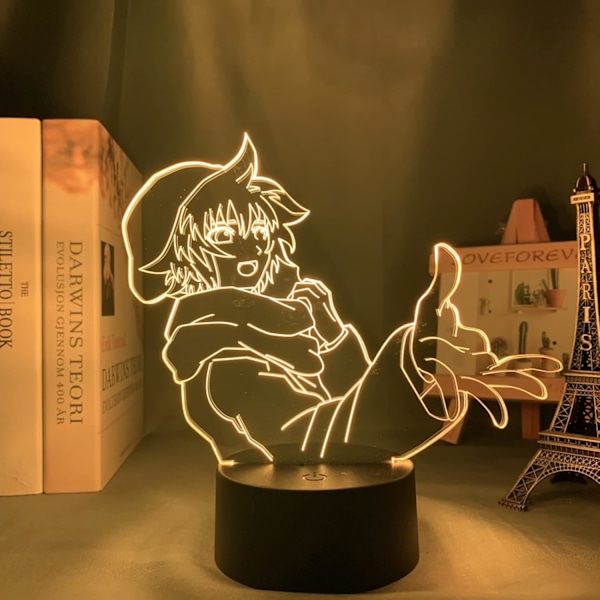 Anime LED-lampa Din Tur Att Dö Shin Tsukimi Nattlampa för Sovrumsinredning Manga Födelsedagspresent Rum LED Nattlampa 3D Pojkar Barn