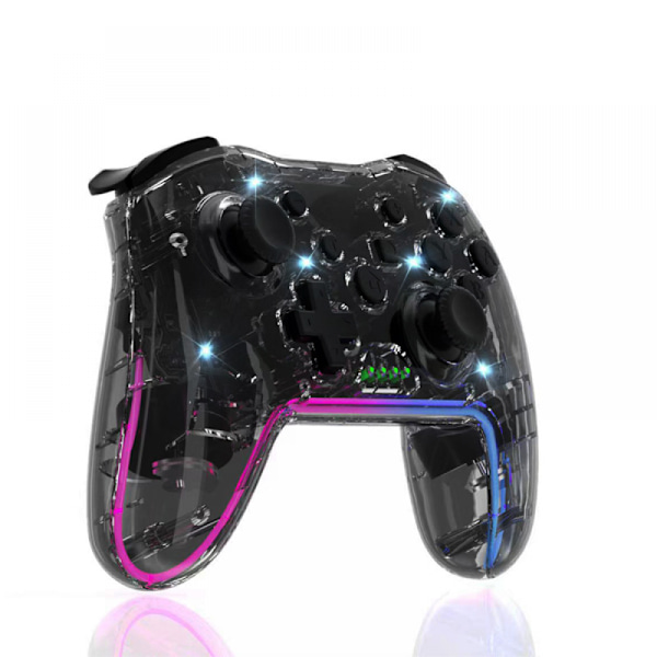 Bryterkontroller for Switch, Switch Pro-kontroller (for Switch/switch Lite/switch Oled), Rgb Tone Light Switch Controller Pro (med joystick)