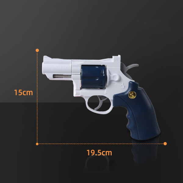 Revolverilelu pehmeillä vaahtomuovitäyttöluodeilla, yhteensopiva lasten aikuisten ampumapelien pelaamiseen