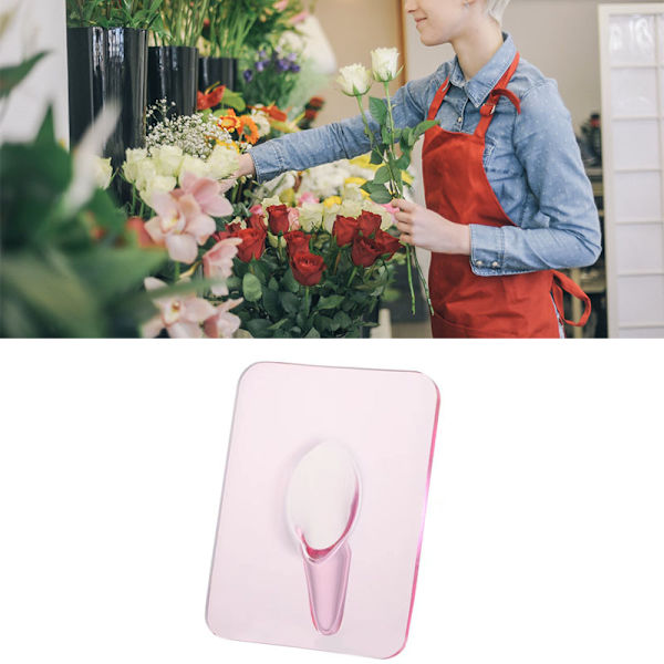 Konstfoto Ram Vas i Harts Multifunktionell Hydroponisk Blomvas för Kontor Hem Transparent Red