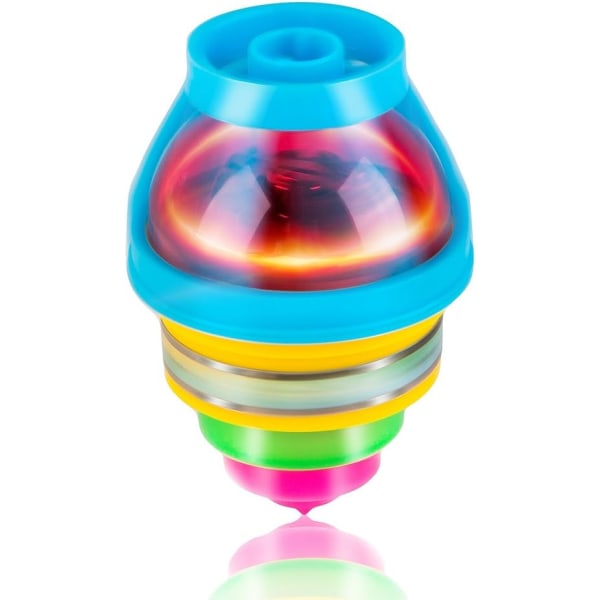 SAYTAY 15-pakkaus LED-valoilla varustettuja vilkkuvia UFO-pyöriviä leluja gyroskoopilla Uutuusleluja juhlalahjoja ST-001
