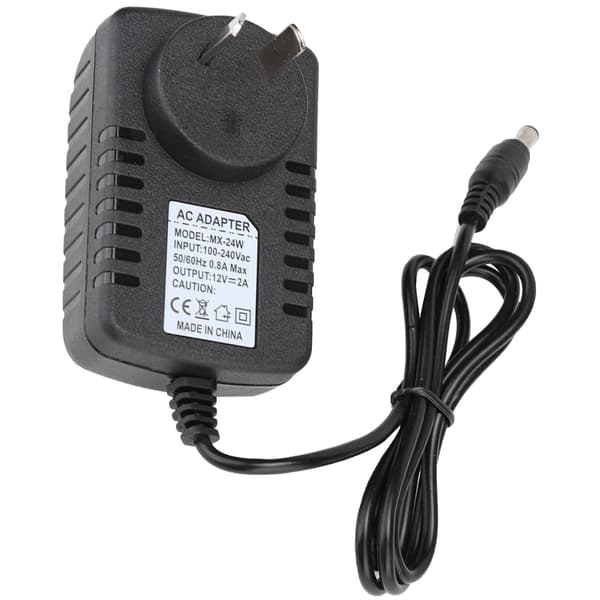 24W 12V2A AC-adapter lader strømforsyning 5.5mm*2.5mm 5.5mm*2.1mm plugg