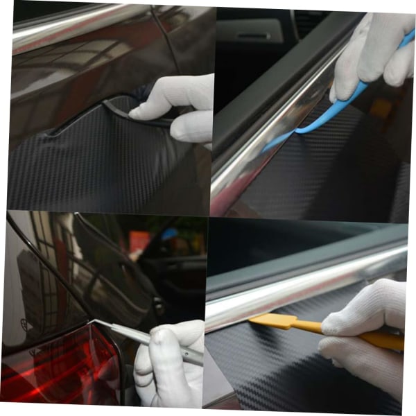 WJ fordonsinpackningsverktyg Vinyl wrap applikator bildekalborttagning krokverktyg magnetiskt verktygssats för as shown 17X2X1CM