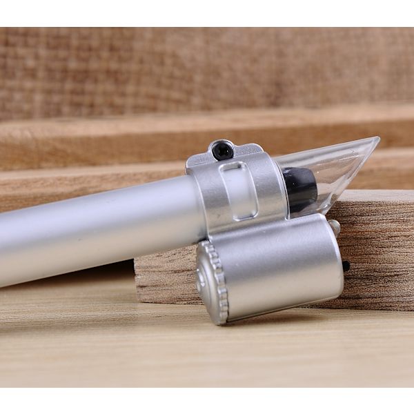 50X Mini LED Lup Forstørrelsesglas Mikroskop Smykker Lomme Mikroskop Pen Juvelerer Loupe Forstørrelsesglas Justerbart Mikroskop